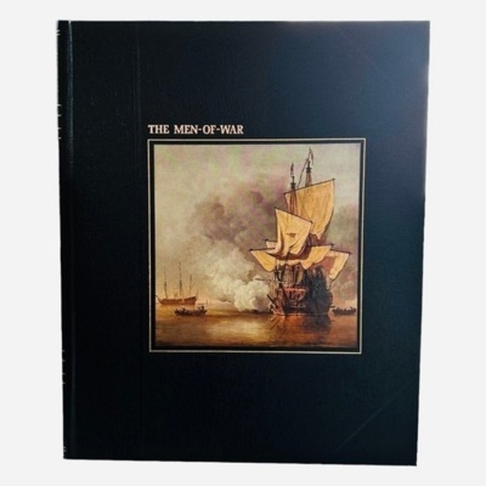 Vintage 1978 Time Life WWII The Men-Of-War Hardcover Naval History 176 Pages VG